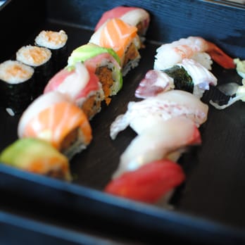 Sushi Taro - Japanese 5 with spicy tuna and rainbow roll - Sushi Bars Near Me - Washington, DC, District of Columbia Sushi Taro - Japanese 5 with spicy tuna and rainbow roll - Sushi Bars Near Me - Washington, DC, District of Columbia