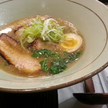 Menya Sandaime - I believe this was Black Ramen. I could be mistaken. A bit salty but otherwise a decent ramen. - Ramen Near Me - Fort Lee, New Jersey Menya Sandaime - I believe this was Black Ramen. I could be mistaken. A bit salty but otherwise a decent ramen. - Ramen Near Me - Fort Lee, New Jersey