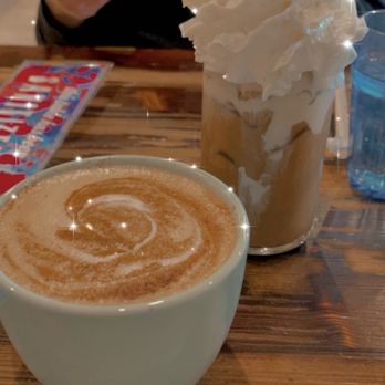 Soul Brew - Hot Cinnabon almond milk latte - Coffee & Tea Near Me - Saint James, New York Soul Brew - Hot Cinnabon almond milk latte - Coffee & Tea Near Me - Saint James, New York