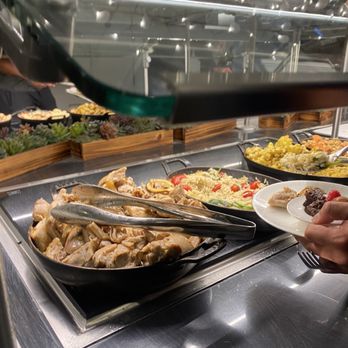 American Express Centurion Lounge - Lots of food options - Airport Lounges Near Me - Los Angeles, California
