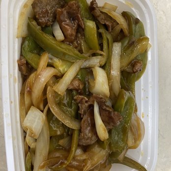 China Taste - The large pepper steak with only 4 pieces of meat. - Chinese Near Me - Saint Cloud, Florida