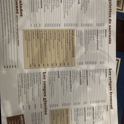 La Gavotte - Menu