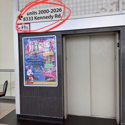 Oh Cake - Unit numbers are indicated by the elevator on the second floor.