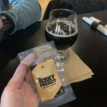 Clemson Bros. Brewery - Sample of the hot and sweet jerky. Made by the owner. So good! - Breweries Near Me - Middletown, New York Clemson Bros. Brewery - Sample of the hot and sweet jerky. Made by the owner. So good! - Breweries Near Me - Middletown, New York