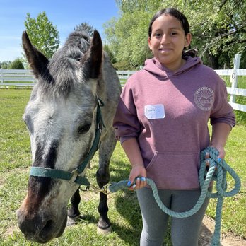 Pony Power - Sweet new friends at day camp - Horseback Riding Near Me - Longmont, Colorado
