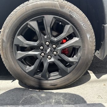 The Wheel Wizards - Rear rim and red caliper - Wheel & Rim Repair Near Me - Fremont, California The Wheel Wizards - Rear rim and red caliper - Wheel & Rim Repair Near Me - Fremont, California