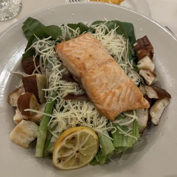 Mader's - caesar salad with salmon - German Near Me - Milwaukee, Wisconsin