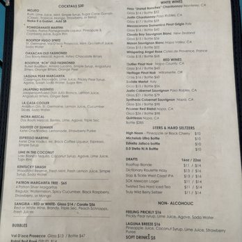 The Rooftop Lounge - Menu - Lounges Near Me - Laguna Beach, California The Rooftop Lounge - Menu - Lounges Near Me - Laguna Beach, California