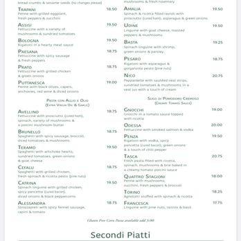 Grazie Ristorante - Menu 2020 - Italian Near Me - Vaughan, Ontario Grazie Ristorante - Menu 2020 - Italian Near Me - Vaughan, Ontario