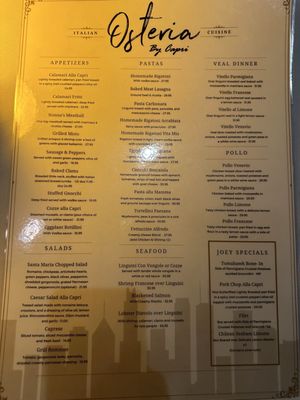Menu photo 2 Osteria By Capri West Palm Beach, FL