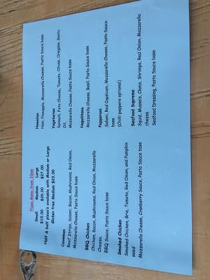 Menu photo 1 Morepork Pizzaria & Cafe Waitomo Caves, WKO