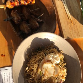 Oak & Coal - Garlic noodles, meatballs, chicken wings - Japanese Near Me - Costa Mesa, California
