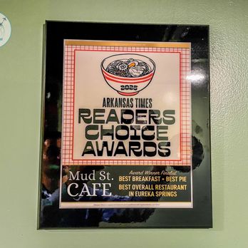 Mud Street Cafe - Readers Award - Cafes Near Me - Eureka Springs, Arkansas