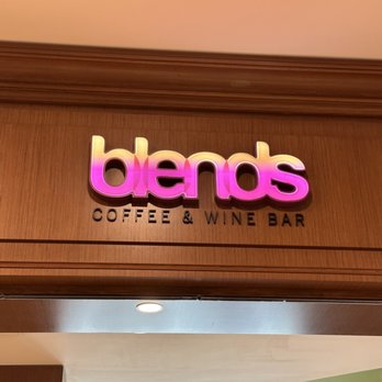 Blends Coffee Bar - sign - Wine Bars Near Me - Temecula, California