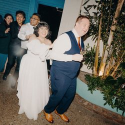 RedShoe - Conga line during the reception. Musical vibes started by Soo.