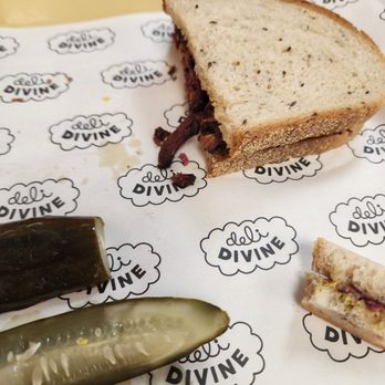 Deli Divine - Half of my 16.00 sandwich. Kind of pricey - Delis Near Me - St. Louis, Missouri Deli Divine - Half of my 16.00 sandwich. Kind of pricey - Delis Near Me - St. Louis, Missouri