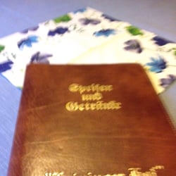 Leininger Hof - Menu is typical Pfalzer