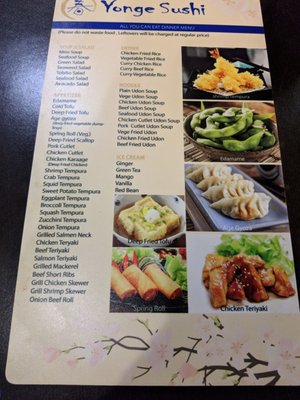 Menu photo 3 Yonge Sushi Toronto, ON
