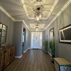 Florida Home Improvement Pro's - Foyer with crown molding