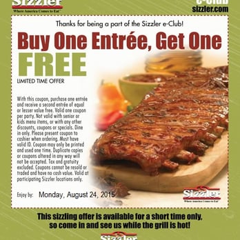 Sizzler - Thanks Sizzler. - Seafood Near Me - Oceanside, California Sizzler - Thanks Sizzler. - Seafood Near Me - Oceanside, California