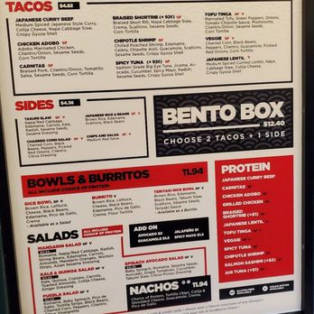 Takumi Taco - the menu for the restaurant - Mexican Near Me - New York, New York Takumi Taco - the menu for the restaurant - Mexican Near Me - New York, New York