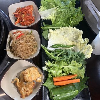 Chung Ki Wa - Greens to wrap your meat and other side dishes - Korean Near Me - Los Angeles, California