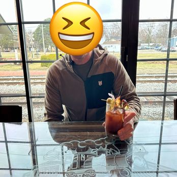 Trainwreck Grill and Ale House - Bloody Mary with a view - Desserts Near Me - Coldwater, Michigan
