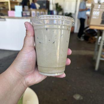 Field Day Coffee - Hojicha latte - Coffee & Tea Near Me - San Luis Obispo, California