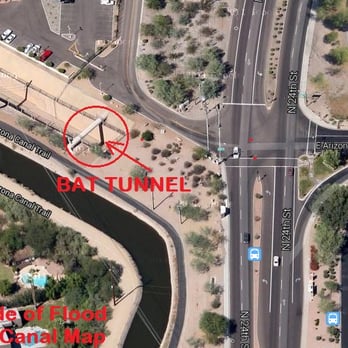 Bat Cave - map of west side bat tunnel - Hiking Near Me - Phoenix, Arizona