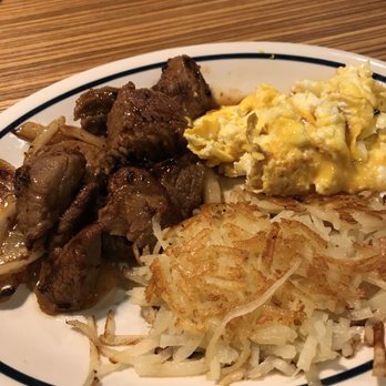 IHOP - Sirloin steak tips, scrambled eggs, & hash browns - Breakfast & Brunch Near Me - MIAMI, Florida IHOP - Sirloin steak tips, scrambled eggs, & hash browns - Breakfast & Brunch Near Me - MIAMI, Florida
