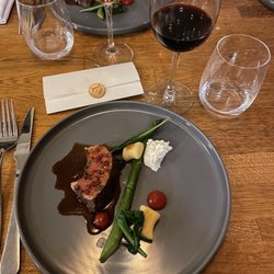 Mr Fox - 3rd course: Lamb, gnocchi, Asparagus, Wild Garlic