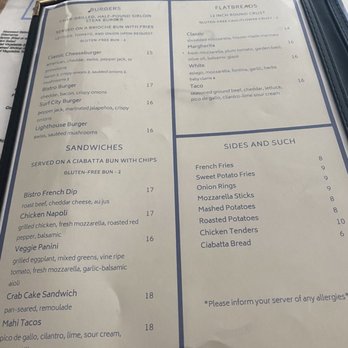 Surf City Hotel - Menu - Hotels Near Me - Surf City, New Jersey