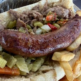 Italian Beef Regular with Italian Sausage