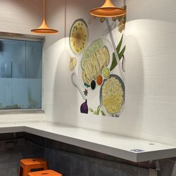 Chic Now Hainan Chicken Rice - Wall art / bar for seating