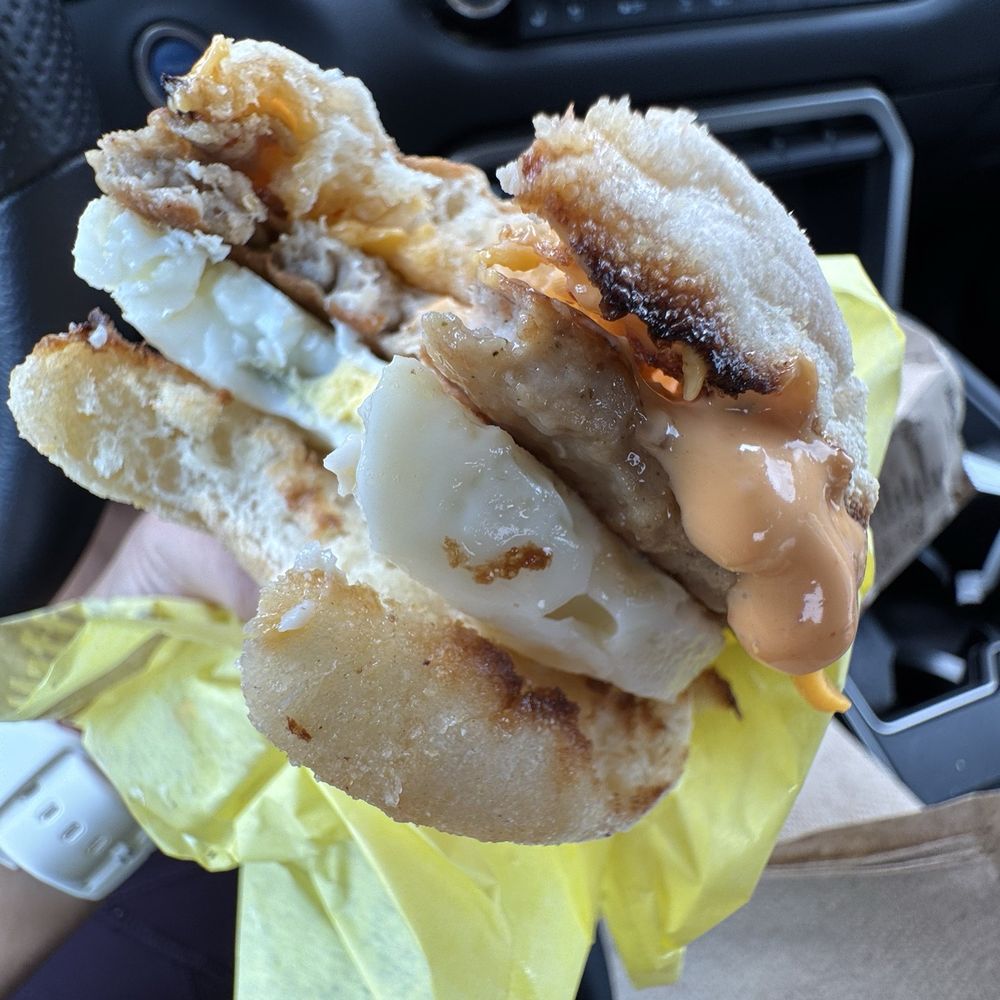 McDonald's - Spicy Sausage McMuffin - Fast Food Near Me - Spring Branch, Texas