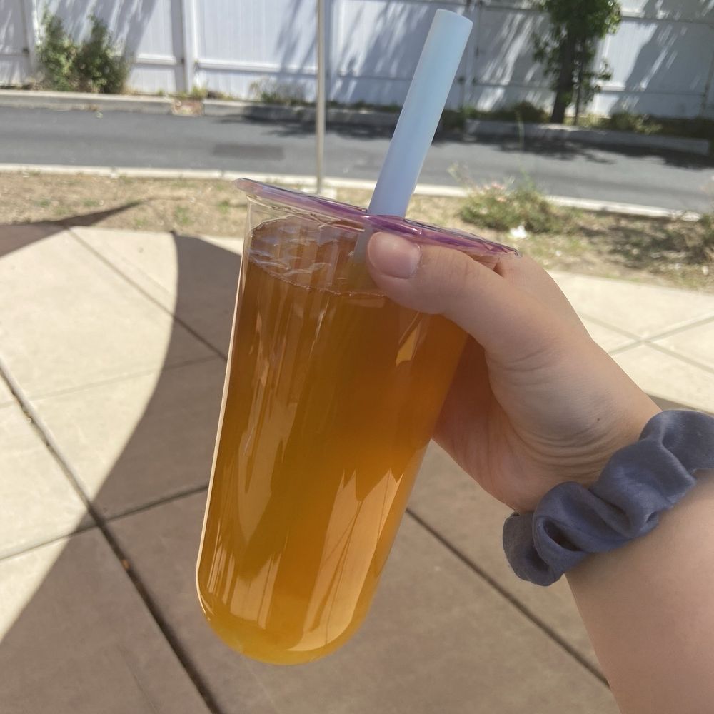 Bubbles Tea & Dessert - mango green tea with mango jelly - Bubble Tea Near Me - Oakley, California Bubbles Tea & Dessert - mango green tea with mango jelly - Bubble Tea Near Me - Oakley, California