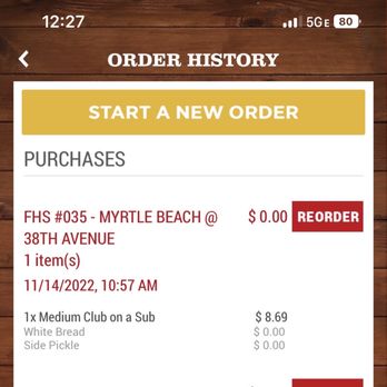 Firehouse Subs - My order that I never received. "We don't have it" is what I was told. - Delis Near Me - Myrtle Beach, South Carolina Firehouse Subs - My order that I never received. "We don't have it" is what I was told. - Delis Near Me - Myrtle Beach, South Carolina