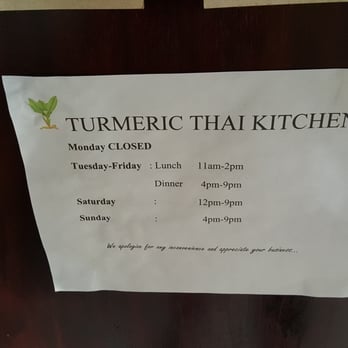 Turmeric Thai Kitchen - Hours - Thai Near Me - La Jolla, California Turmeric Thai Kitchen - Hours - Thai Near Me - La Jolla, California