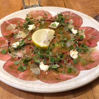Pizzeria Libretto - Beef carpaccio - Pizza Near Me - Toronto, Ontario