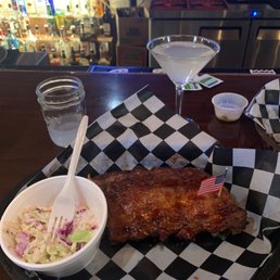 Ribs and lemon drips with season fries!