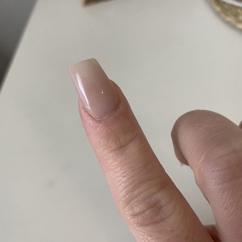 Lemon Drop Nail Bar - Left is higher than the right - Nail Salons Near Me - Rockwall, Texas
