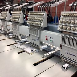 Kristen Uniforms - A look at one of our top of the industry embroidery machines