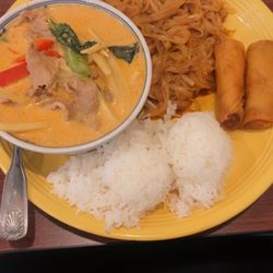 Charm Thai Cuisine - Red Curry ,Thai Fried Rolls