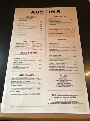 Menu photo 6 Austin's American Grill Fort Collins, CO Menu photo 6 Austin's American Grill Fort Collins, CO