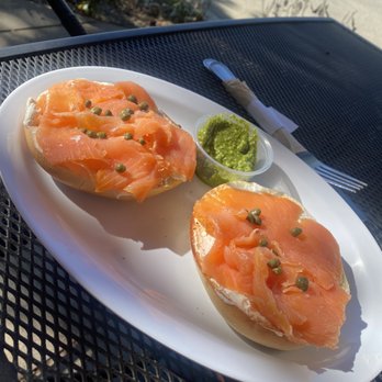 Rail Side Cafe - Norway Bagel - Coffee & Tea Near Me - San Dimas, California