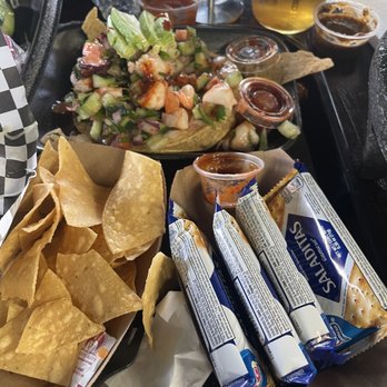 El Taco Buchon - Tostada de camaron y pulpo... plus the add for all the other food! - Seafood Near Me - Commerce, California El Taco Buchon - Tostada de camaron y pulpo... plus the add for all the other food! - Seafood Near Me - Commerce, California