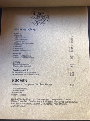 Menu photo 8 Vegan Tiger Berlin, BE