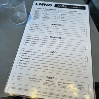 LMNO - Menu - Mexican Near Me - Philadelphia, Pennsylvania LMNO - Menu - Mexican Near Me - Philadelphia, Pennsylvania