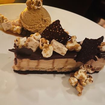 CUT - Here's a never view of this 'Basque Style' Cheesecake. Don't you wish you had a fork and could get a bite?! - Steakhouses Near Me - New York, New York CUT - Here's a never view of this 'Basque Style' Cheesecake. Don't you wish you had a fork and could get a bite?! - Steakhouses Near Me - New York, New York