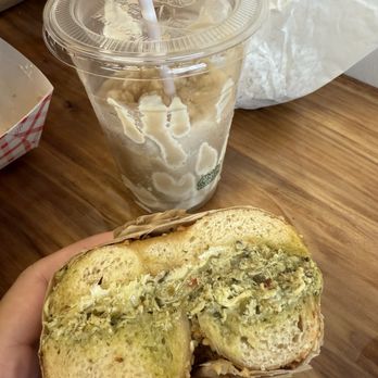 Tali's Bagels and Schmear - Aww zhuga zhuga bagel  Israel iced coffee - Bagels Near Me - Kailua, Hawaii